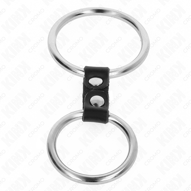 Kink Ring Power-Anello doppio in metallo per Pene 3.7 cm Fino a 5 · Accessori BDSM (imaginea 4)