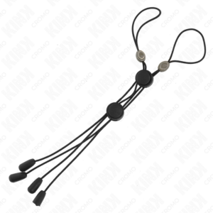 Kink Nipple Grip-Morsetti per capezzoli Dettaglio Nero con elastico