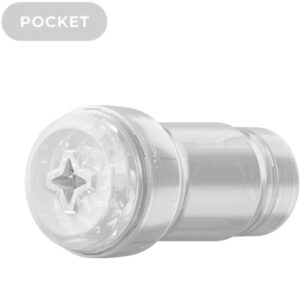 Kiiroo-Masturbatore tascabile Feel Crystal Trasparente · Masturbatori (immagine 3)