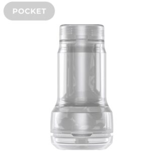 Kiiroo-Masturbatore tascabile Feel Crystal Trasparente · Masturbatori (immagine 5)