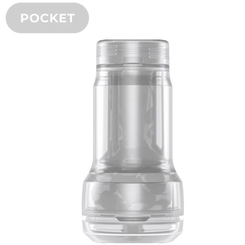 Kiiroo-Masturbatore tascabile Feel Crystal Trasparente · Masturbatori (immagine 5)