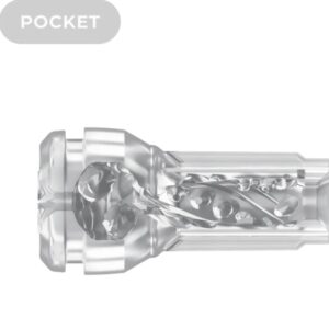 Kiiroo-Masturbatore tascabile Feel Crystal Trasparente · Masturbatori (immagine 7)