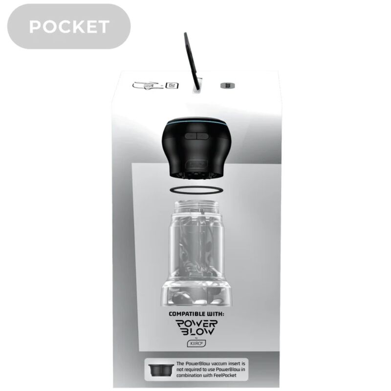 Kiiroo-Feel Pocket Stroker Crystal + Powerblow Combo · Masturbatori (imaginea 5)
