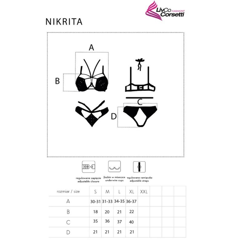 Livco Corsetti Fashion-Nikrita LC-90674 Reggiseno e Mutandine 3 Livco Corsetti Fashion-Nikrita LC-90674 Reggiseno e Mutandine · Lingerie sexy donna (imaginea 4)