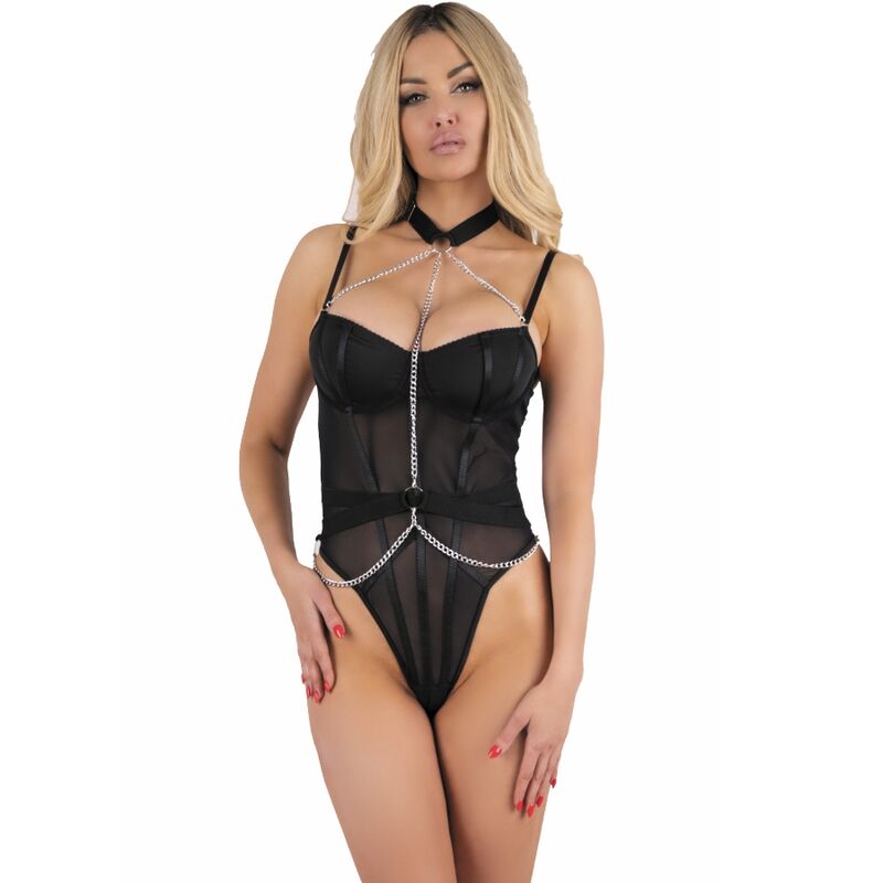 Livco Corsetti Fashion-Rubika LC XG079 Body con Choker 1 Livco Corsetti Fashion-Rubika LC XG079 Body con Choker · Lingerie sexy donna