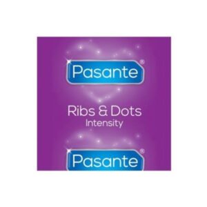 Pasante-Ribs & Dots Intensity Preservativi Textured, 144 Pezzi · Preservativi (imaginea 3)