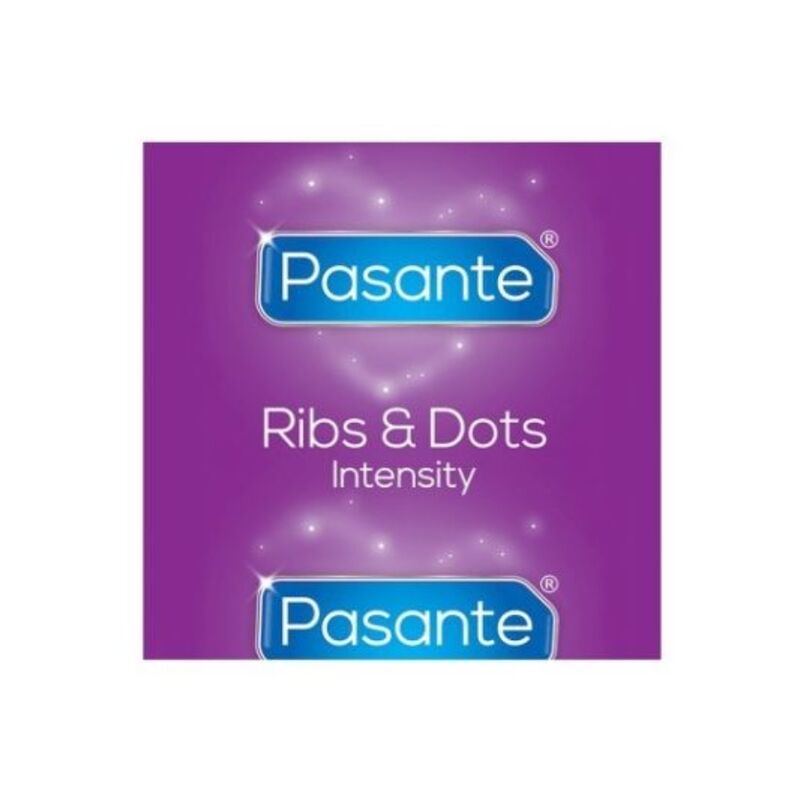 Pasante-Ribs & Dots Intensity Preservativi Textured, 144 Pezzi 3 Pasante-Ribs & Dots Intensity Preservativi Textured, 144 Pezzi · Preservativi (imaginea 3)
