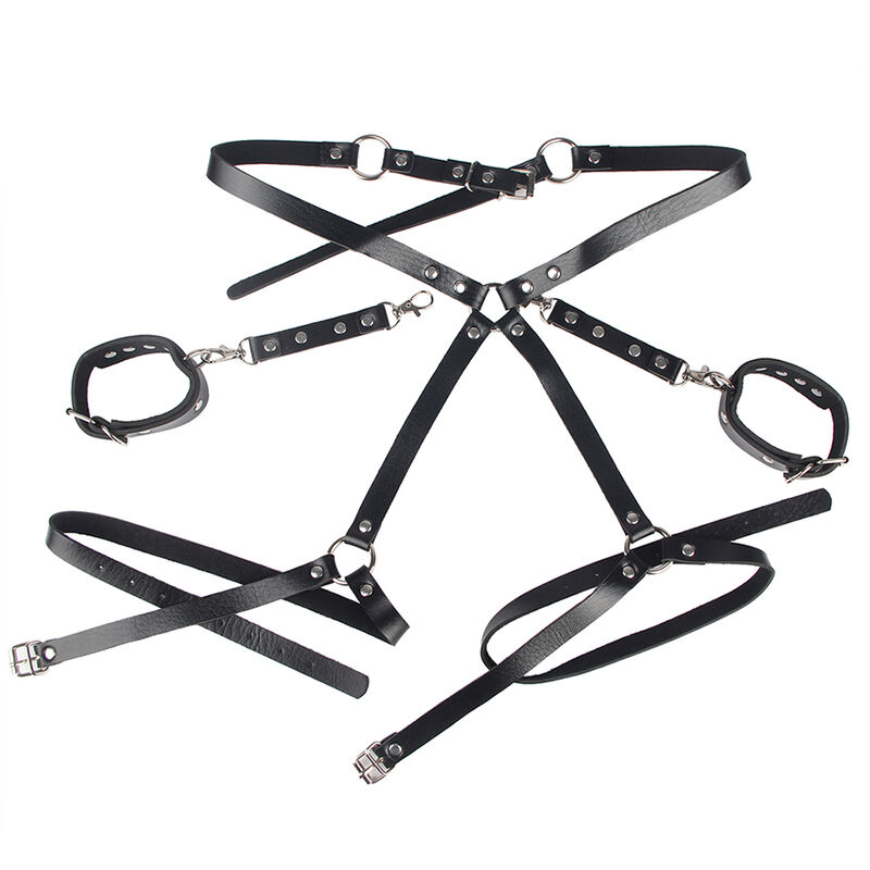 Subblime Fetish-953690 Manette con cinghia Nero One Size · Bondage & Manette (imaginea 7)