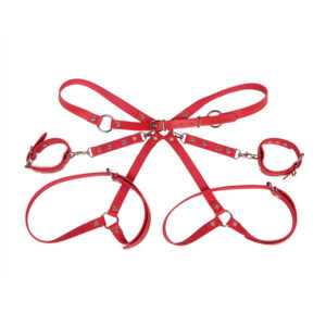 Subblime Fetish-953706 Manette con cinghia Rosso One Size · Bondage & Manette (imaginea 10)