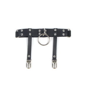 Subblime Fetish-953744 Giarrettiera Punk regolabile in pelle Nero · Accessori BDSM (imaginea 4)