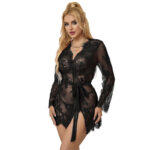 Subblime Sets-953751 Abito da sera in pizzo + Tanga Nero · Lingerie sexy donna