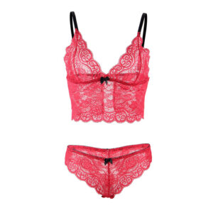 Subblime Sets-953904 Camicia da notte in raso e pizzo + · Lingerie sexy donna (imaginea 4)