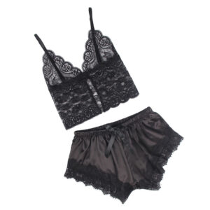 Subblime Sets-953935 Casual camicia da notte in raso e · Lingerie sexy donna (immagine 5)