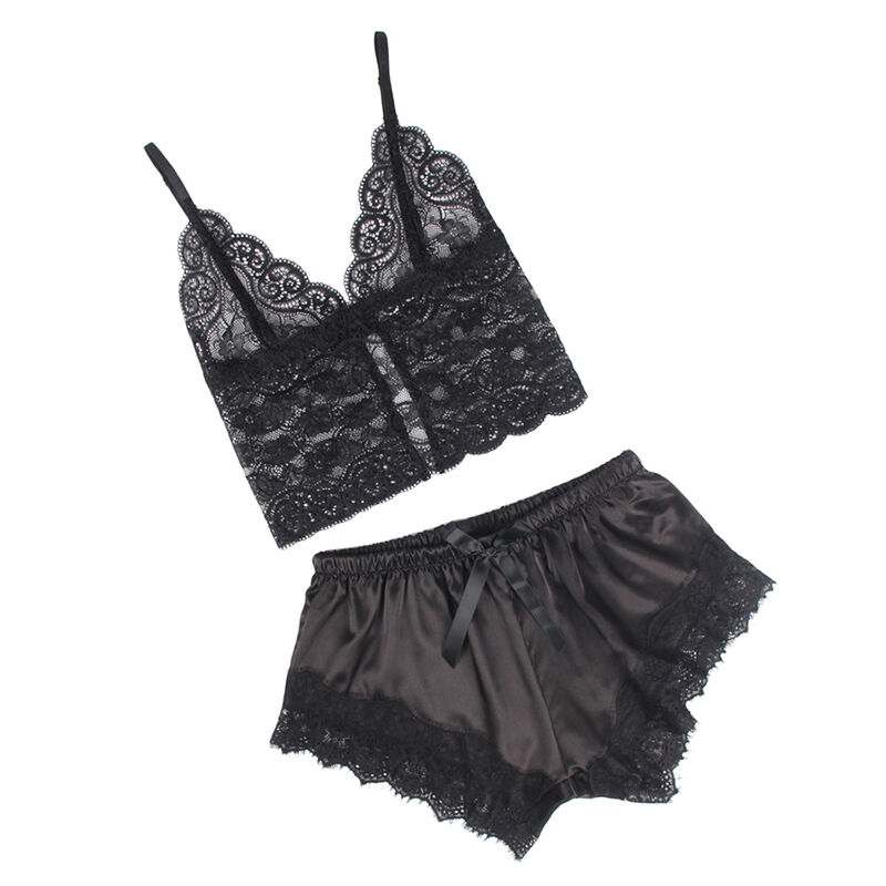 Subblime Sets-953935 Casual camicia da notte in raso e · Lingerie sexy donna (immagine 5)