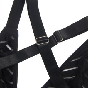 Subblime Bodystockings-954154 Corpo con Portjartier Nero L/XL · Lingerie sexy donna (imaginea 10)