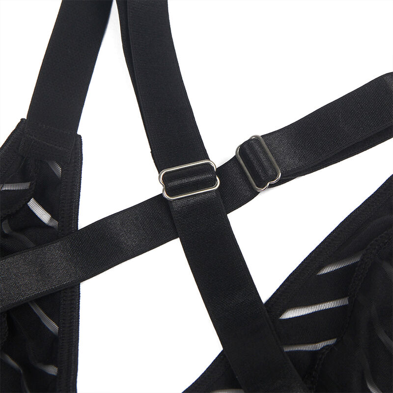 Subblime Bodystockings-954154 Corpo con Portjartier Nero L/XL · Lingerie sexy donna (imaginea 10)