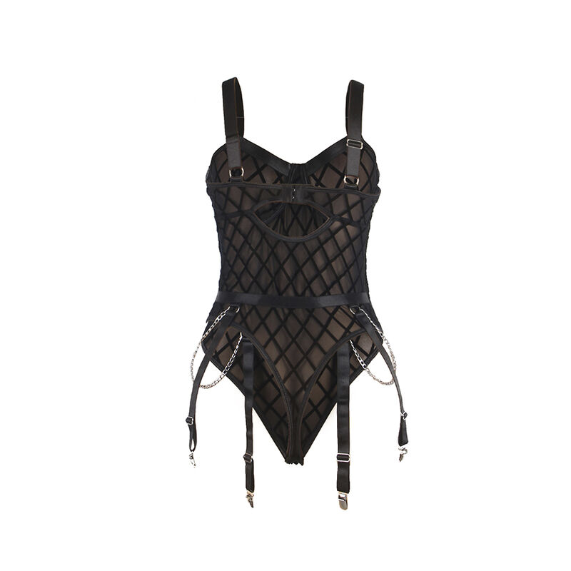 Subblime Bodies-954260 Corpo con Catene + Cintura a Giarrettiera Nero 5 Subblime Bodies-954260 Corpo con Catene + Cintura a Giarrettiera Nero · Lingerie sexy donna (imaginea 5)