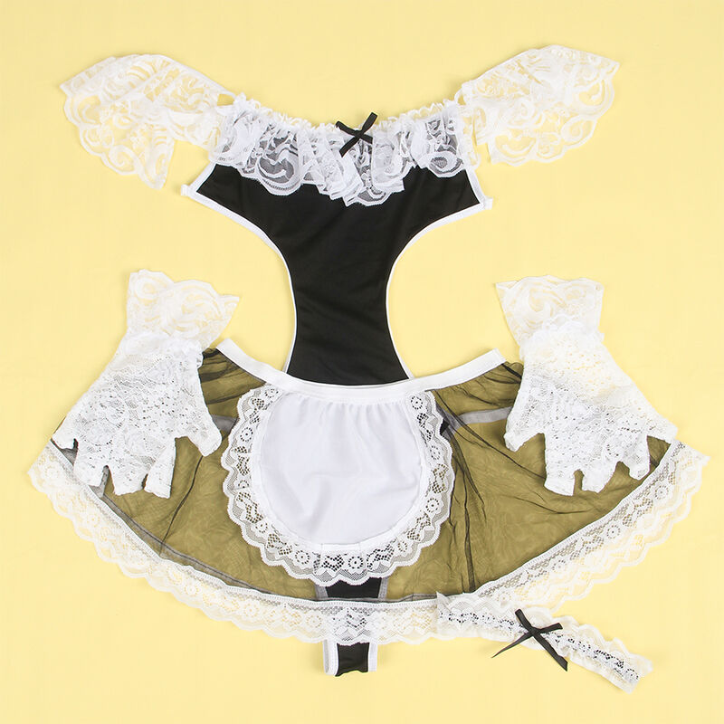 Subblime Costumes-954307 Costume da Cameriera Sexy Nero/Bianco S/M · Costumi & Giochi di ruolo (imaginea 9)