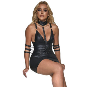 Subblime Dresses-954406 Abito Bondage in Pelle Nera, S/M 16 Subblime Dresses-954406 Abito Bondage in Pelle Nera, S/M · Lingerie sexy donna (imaginea 6)