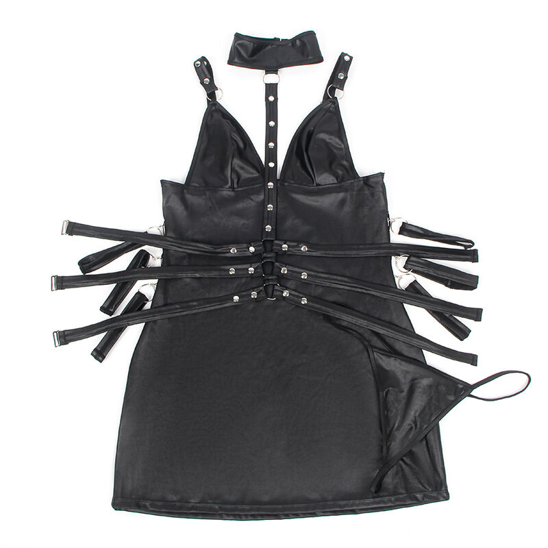 Subblime Dresses-954413 Body Bondage in Pelle Nero L/XL · Lingerie sexy donna (imaginea 5)