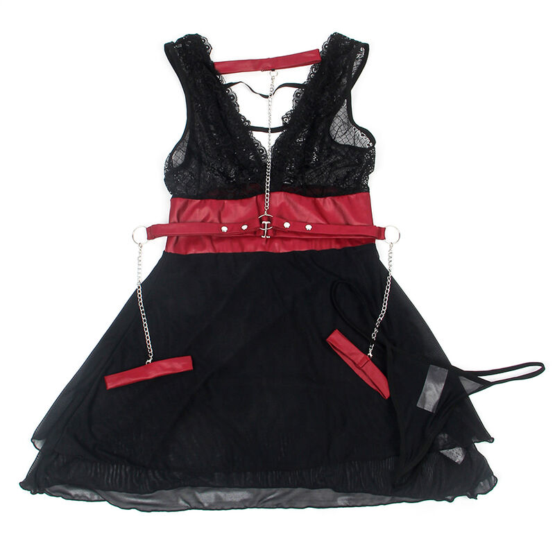 Subblime Dresses-954437 Abito Bondage in Pizzo Nera L/XL 9 Subblime Dresses-954437 Abito Bondage in Pizzo Nera L/XL · Lingerie sexy donna (imaginea 9)