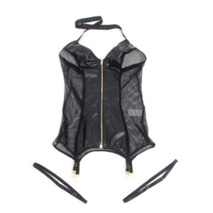 Subblime Dresses-954444 Abito Sexy Mesh Pelle Nera S/M · Lingerie sexy donna (imaginea 4)