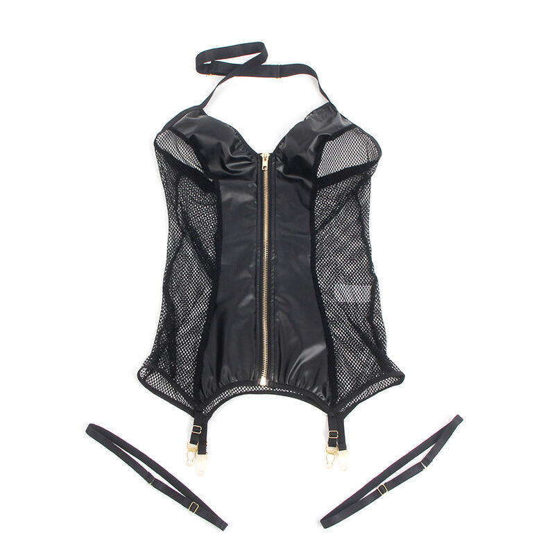 Subblime Dresses-954444 Abito Sexy Mesh Pelle Nera S/M · Lingerie sexy donna (imaginea 4)