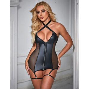 Subblime Dresses-954451 Abito Mesh Sexy Pelle Nera L/XL 12 Subblime Dresses-954451 Abito Mesh Sexy Pelle Nera L/XL · Lingerie sexy donna (imaginea 2)