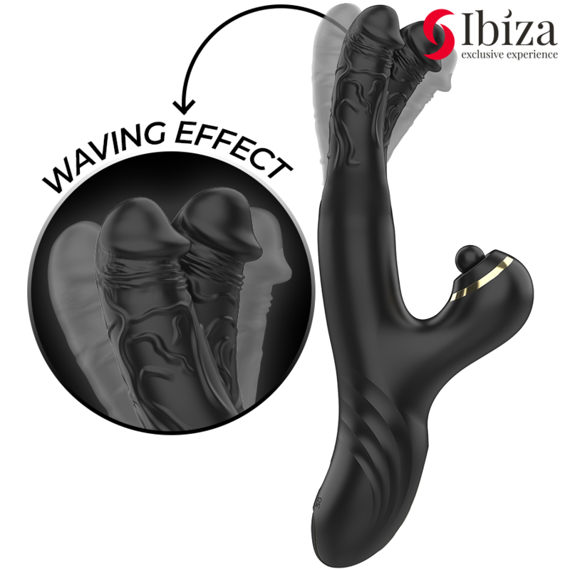 Ibiza-Two Dragons Doppio Vibratore Nero-Silicone 2 Ibiza-Two Dragons Doppio Vibratore Nero-Silicone — IBIZA TECHNOLOGY · Vibratori (imaginea 2)