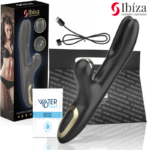 Ibiza Technology-Double Clamping Vibrator Nero-Silicone · Vibratori