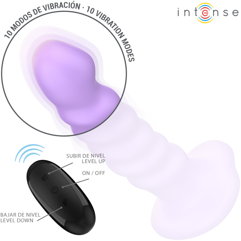 Intense Remote Control-Brenda Vibratore Dimensione M Design Spirale 10 · Vibratori (immagine 3)