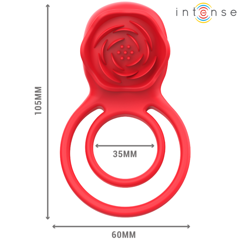 Intense Remote Control-Gail Stimolatore Forma Rosa 10 · Vibratori (immagine 6)