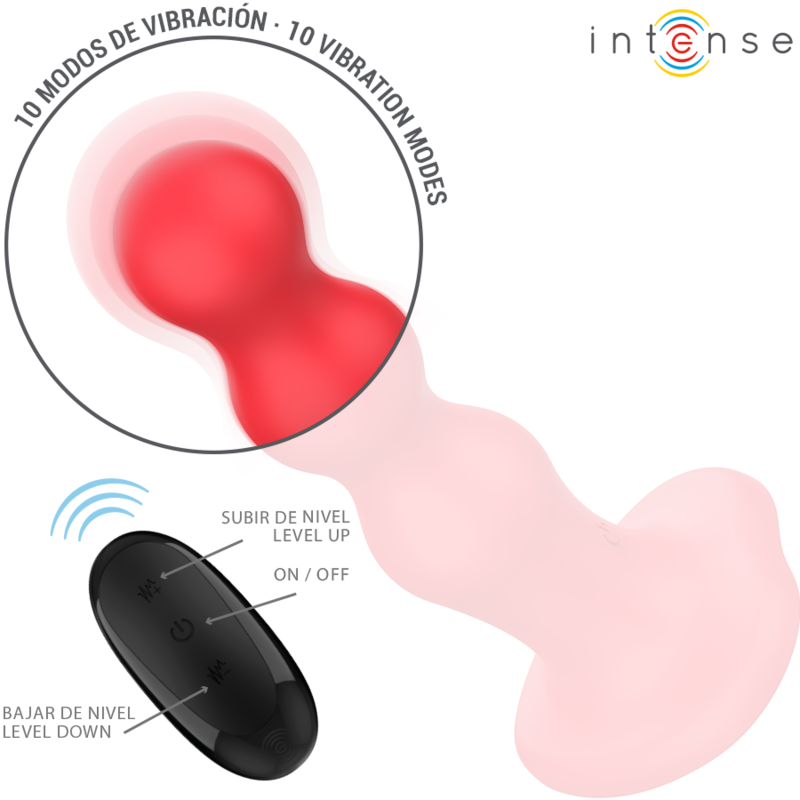 Intense Remote Control-Cody Vibratore Rosso con coppa di aspirazione · Vibratori (imaginea 5)