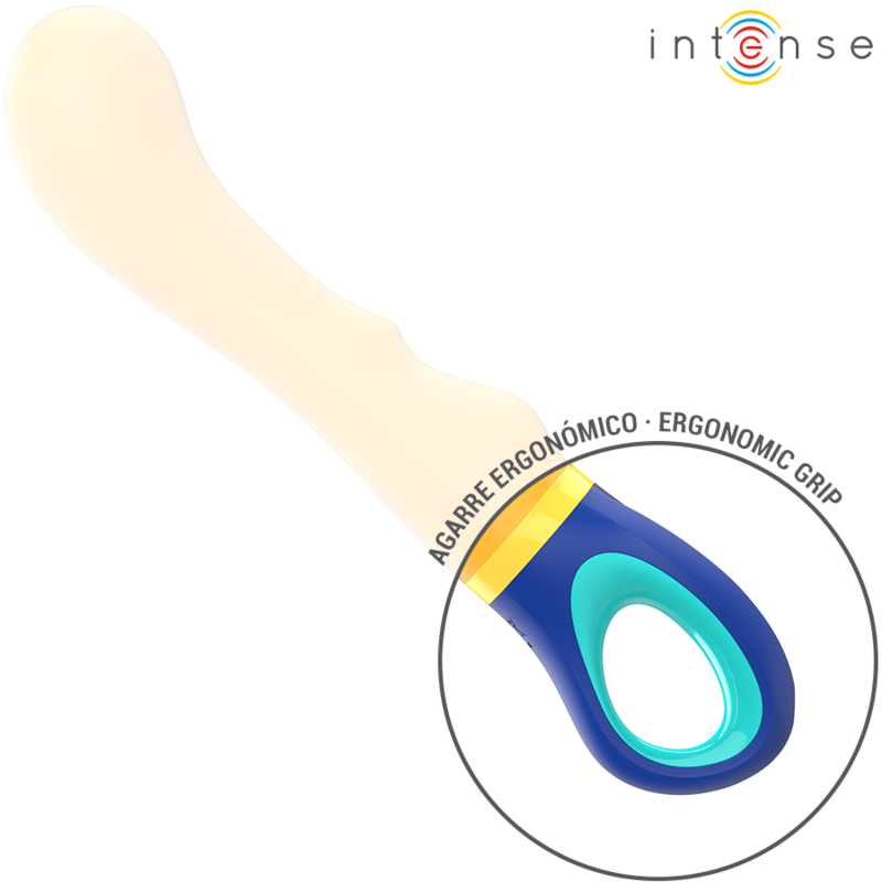 Intense High Tech-Shaggy Vibratore per Punto G Giallo-Silicone · Vibratori (immagine 2)