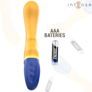 Intense High Tech-Shaggy Vibratore per Punto G Giallo-Silicone · Vibratori (immagine 3)