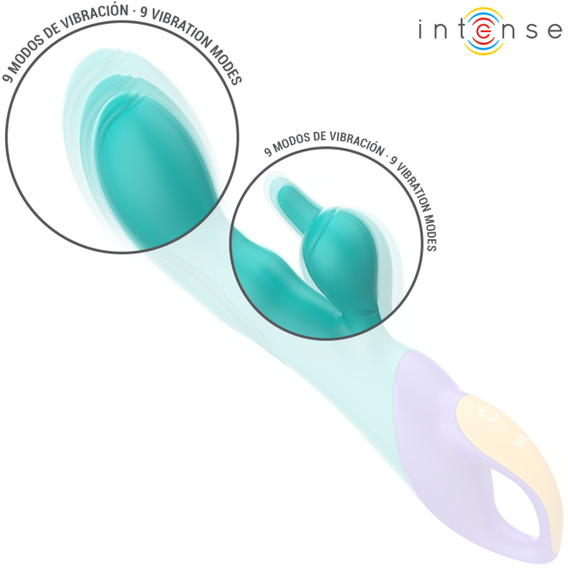 Intense High Tech-Fred Rabbit Vibratore Blu-Silicone · Vibratori (immagine 2)