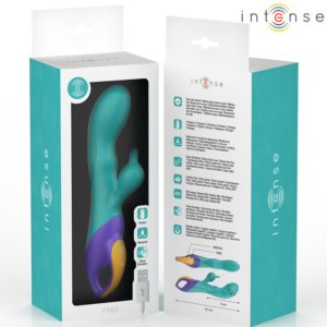 Intense High Tech-Fred Rabbit Vibratore Blu-Silicone · Vibratori (immagine 5)