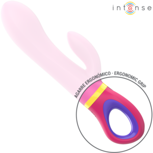 Intense High Tech-Daphne Rabbit Rosa Vibratore-Silicone, impermeabile · Vibratori (immagine 4)