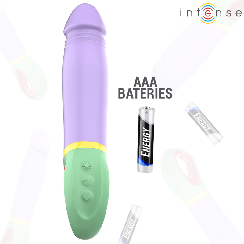 Intense High Tech-Velma Vibrator Classic Viola-Silicone, impermeabile 4 Intense High Tech-Velma Vibrator Classic Viola-Silicone, impermeabile · Vibratori (imaginea 4)