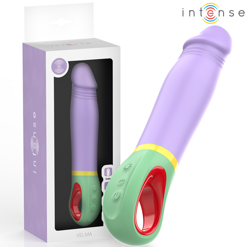 Intense High Tech-Velma Vibrator Classic Viola-Silicone, impermeabile 1 Intense High Tech-Velma Vibrator Classic Viola-Silicone, impermeabile · Vibratori