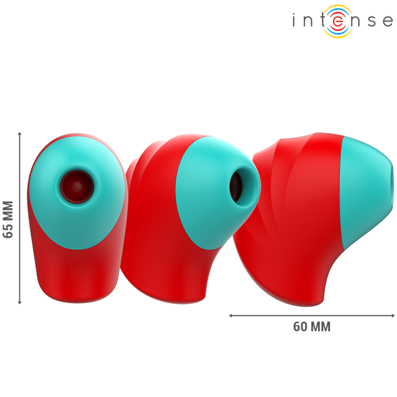 Intense High Tech-Donnie Clitoride Stimolatore Rosso/Verde-Silicone · Vibratori (immagine 4)