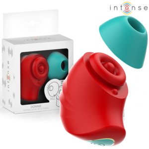 Intense High Tech-Donnie Clitoride Stimolatore Rosso/Verde-Silicone · Vibratori (immagine 7)