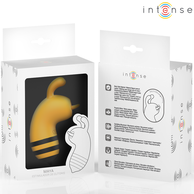 Intense Fun Toys-Maya Stimolatore con lingua rotante 360o-Silicone · Vibratori (imaginea 6)