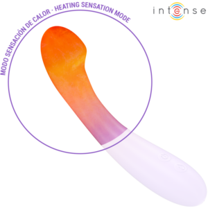 Intense-Becky Vibratore Realistico con Riscaldamento 19 cm Viola · Vibratori (imaginea 3)