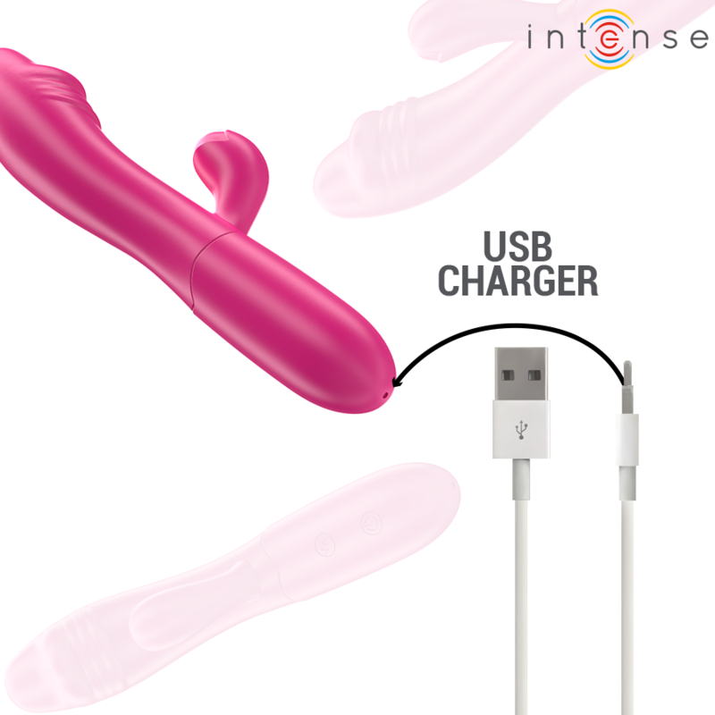 Intense Ivy Vibratore Flessibile 10 modalità Vibrazioni con Lingua · Vibratori (imaginea 7)