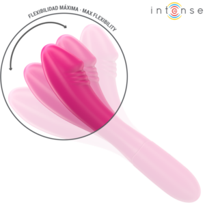 Intense-Belinda Vibratore 19 cm Flessibile 10 Vibrazioni Rosa-Silicone · Vibratori (immagine 3)