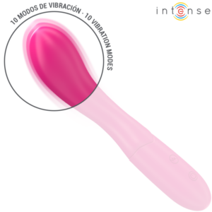 Intense-Lisette Vibratore 19 cm Flessibile 10 Vibrazioni Rosa-Silicone · Vibratori (immagine 3)