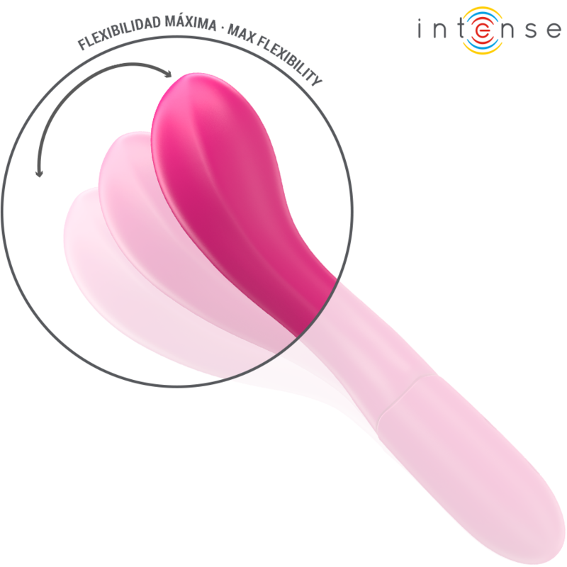 Intense-Lisette Vibratore 19 cm Flessibile 10 Vibrazioni Rosa-Silicone · Vibratori (immagine 2)