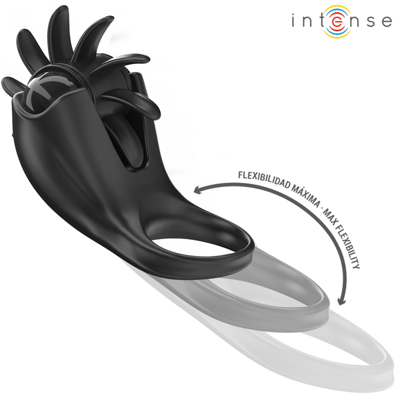 Intense For Him-Mabel Anello Vibrante 10 Vibrazioni con Stimolatore 3 Intense For Him-Mabel Anello Vibrante 10 Vibrazioni con Stimolatore · Anelli & Guaine per pene (imaginea 3)