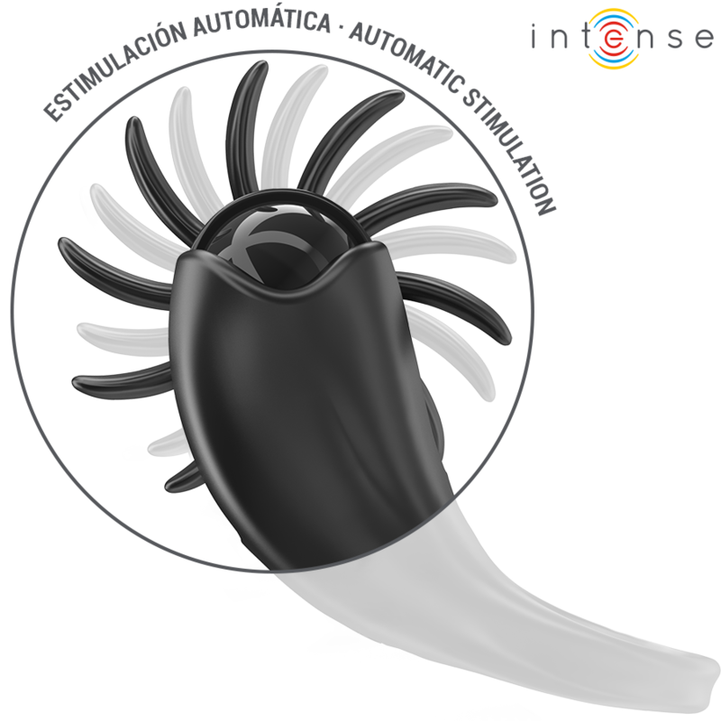 Intense For Him-Mabel Anello Vibrante 10 Vibrazioni con Stimolatore 2 Intense For Him-Mabel Anello Vibrante 10 Vibrazioni con Stimolatore · Anelli & Guaine per pene (imaginea 2)